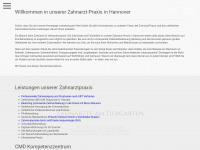 zahnaerzte-am-tiergarten.de Webseite Vorschau