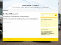 taxiverband.de Webseite Vorschau
