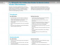 inflowcoaching.ch Webseite Vorschau