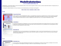 modellraketenbau.de Webseite Vorschau