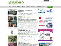aquarama.be Webseite Vorschau