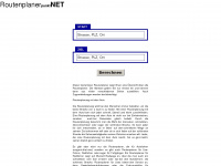 routenplaner.net Webseite Vorschau