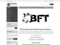 becker-fishing-tackle.de Webseite Vorschau