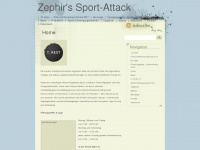 zephirs-sportattack.de Webseite Vorschau