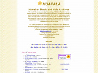 huapala.org Webseite Vorschau
