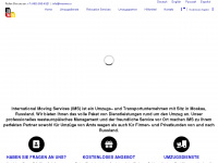 international-moving-services.de Webseite Vorschau