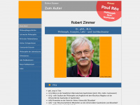 robert-zimmer-phil.de Webseite Vorschau