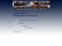 rolandschmidt-percussion.de Webseite Vorschau
