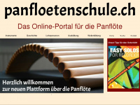 panfloetenschule.ch Webseite Vorschau
