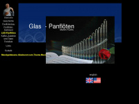 panfloete-glas.ch Webseite Vorschau