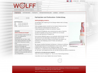 wolff-kartuschen.de Webseite Vorschau