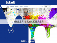 maler-klewo.de Webseite Vorschau
