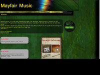 mayfair-music.com Webseite Vorschau