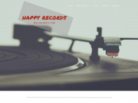 happy-records.com Webseite Vorschau