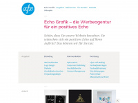 echo-grafik.ch Webseite Vorschau