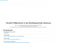 bonifatiusschule-hannover.de Webseite Vorschau