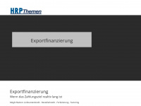 exportfinanzierung.de Webseite Vorschau