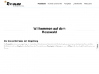 rosswald-bahnen.ch Webseite Vorschau
