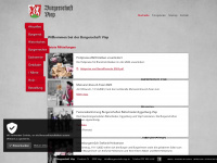 burgerschaftvisp.ch Webseite Vorschau