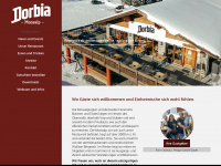 dorbia.ch Webseite Vorschau