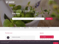 unipopsaviese.ch Webseite Vorschau