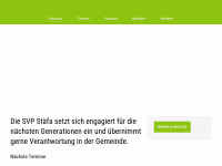 svp-staefa.ch Webseite Vorschau