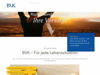 bvk.ch Webseite Vorschau