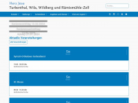herzjesu-turbenthal.ch Webseite Vorschau