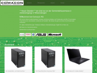 comacon.ch Webseite Vorschau