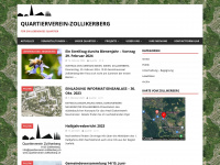 quartierverein-zollikerberg.ch Webseite Vorschau