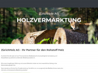 zuerichholz.ch Webseite Vorschau