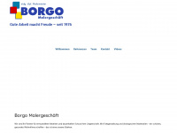 maler-borgo.ch Webseite Vorschau