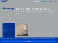 buenterdesign.ch Webseite Vorschau