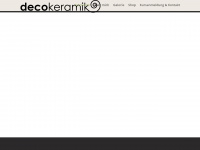 decokeramik.ch Webseite Vorschau