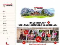 landhausmode-shop.ch Webseite Vorschau