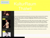 kulturraumthalwil.ch Webseite Vorschau
