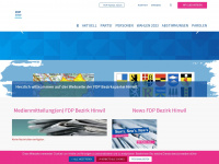 fdp-bezirk-hinwil.ch Webseite Vorschau