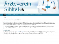 aerzteverein-sihltal.ch Webseite Vorschau