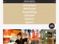 netz-werk.ch Webseite Vorschau