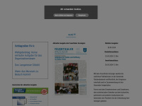 feuerthaleranzeiger.ch Webseite Vorschau