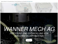 wannermech.ch Webseite Vorschau