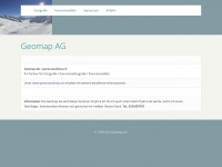 geomap.ch Webseite Vorschau