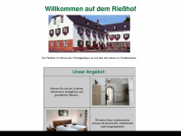 riesshof.de Webseite Vorschau