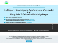 flugplatz-troestau.de Webseite Vorschau