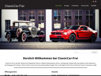classiccar-frei.ch Webseite Vorschau