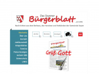 buergerblatt-soyen.de Webseite Vorschau