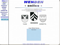 wenden-online.de Webseite Vorschau