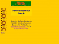 ferienbauernhofbosch.de Webseite Vorschau