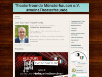 theaterfreunde-muensterhausen.de Webseite Vorschau