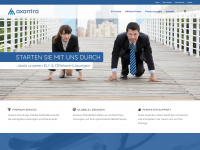 axantra.com Webseite Vorschau